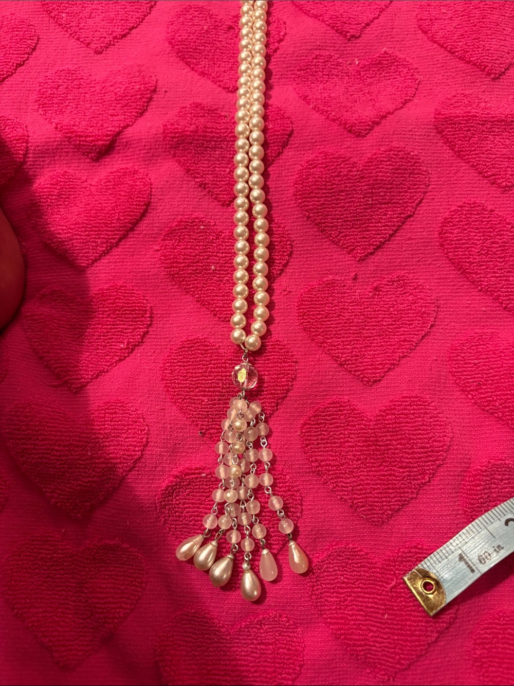 Pearl Tassel Pendant Necklace - Pearlescent